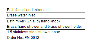 BATH FAUCET & MIXER SET(图3)