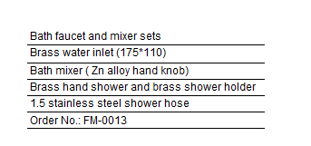 BATH FAUCET & MIXER SET(图2)