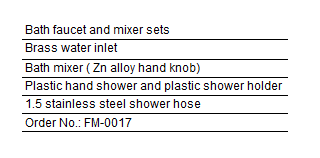 BATH FAUCET & MIXER SET(图2)