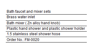 BATH FAUCET & MIXER SET(图2)